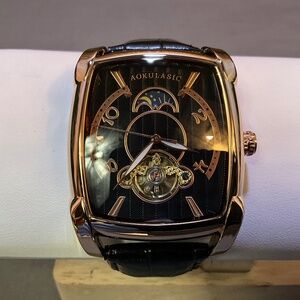 Aokulasic Tourbillon Hollow Automatic Mechanical Watch